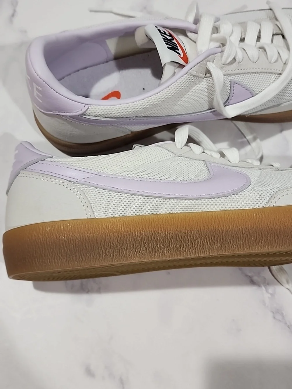 Nike Killshot Women's White and Purple Sneakers Never Worn